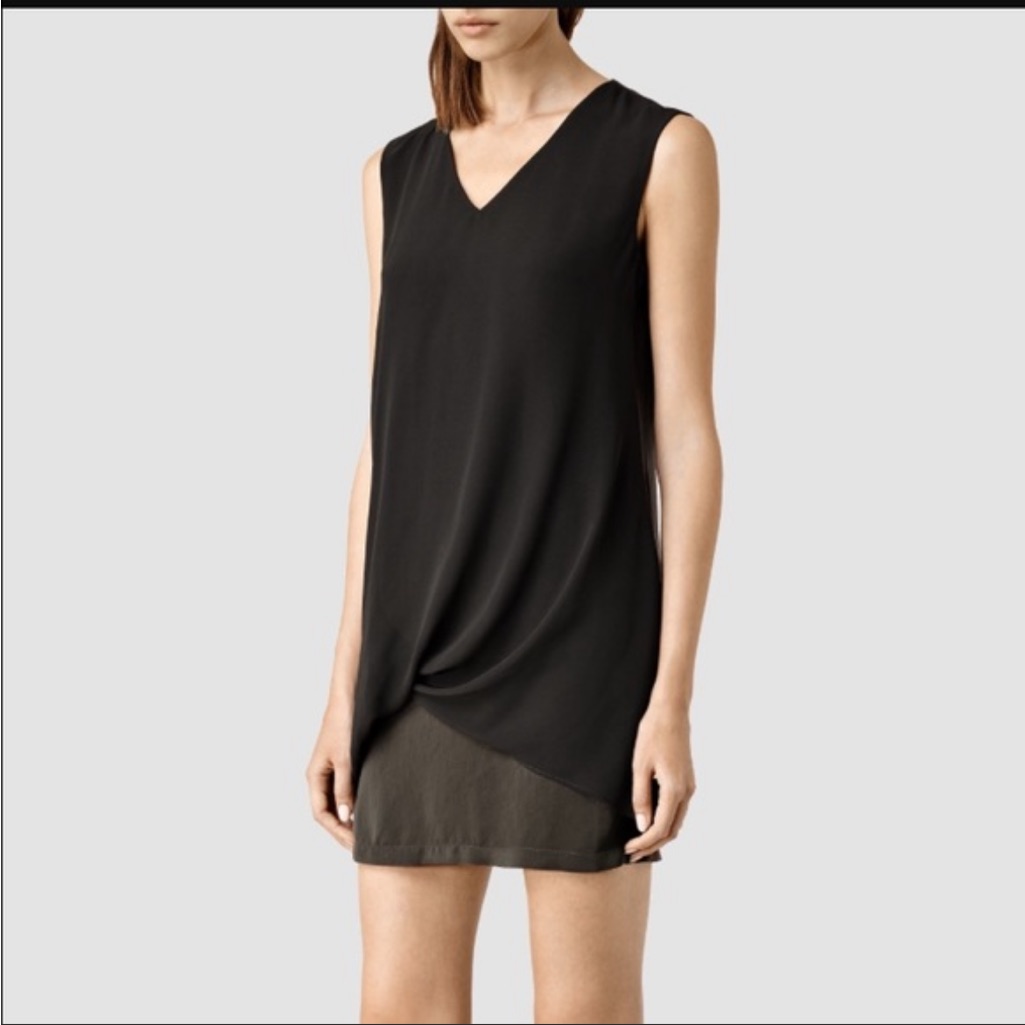 Allsaints Nocturna Tank Dress